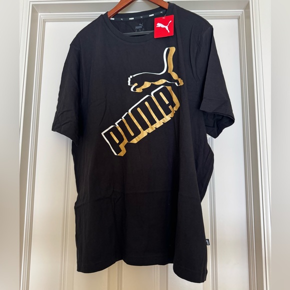 Puma Other - Puma Black and Gold Short Sleeve Tee